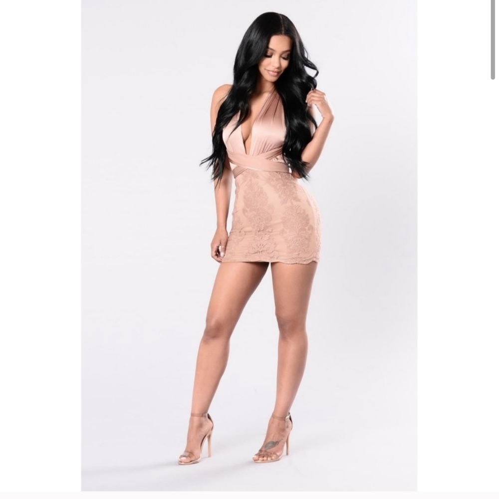 Fashionova gold dress